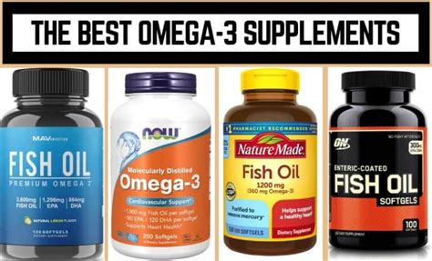 most recommended omega 3 supplement